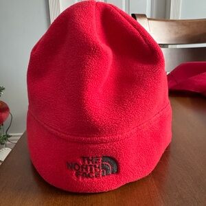 The North Face Red Fleece Beanie